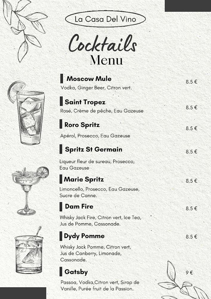 LA CASA DEL VINO - Menu Image 4
